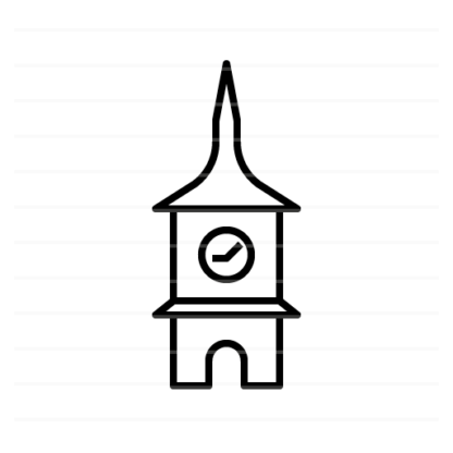Bern – Switzerland: Zytglogge outline icon