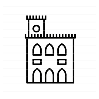 San Marino: Palazzo Pubblico outline icon