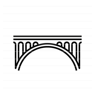 Luxembourg: Adolphe Bridge outline icon