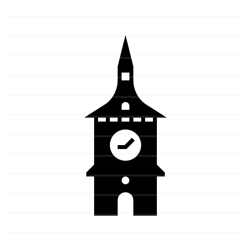 Bern – Switzerland: Zytglogge glyph icon