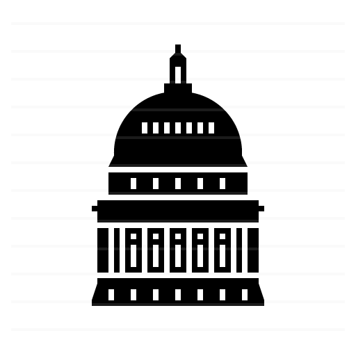 Austin – Texas State Capitol glyph icon