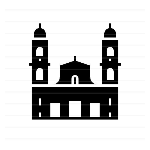 Bogota – Colombia: Primary Cathedral glyph icon