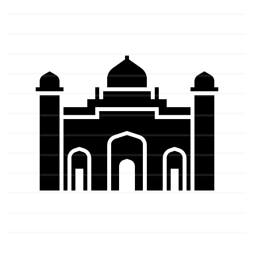 Dhaka – Bangladesh: Lalbagh, Aurangabad Fort glyph icon