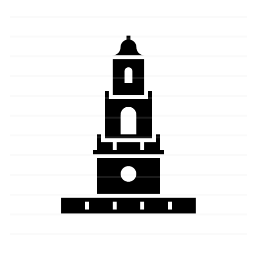 Dover – Delaware State Capitol glyph icon
