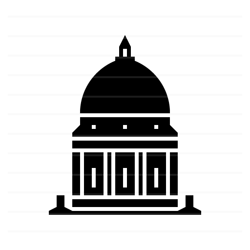 Frankfort – Kentucky State Capitol glyph icon
