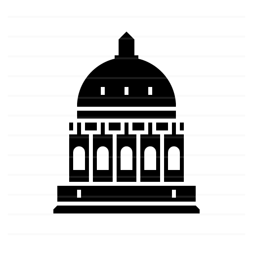 Jefferson City – Missouri State Capitol glyph icon