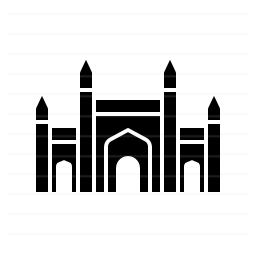 Kabul – Afghanistan: Eid Gah Mosque glyph icon