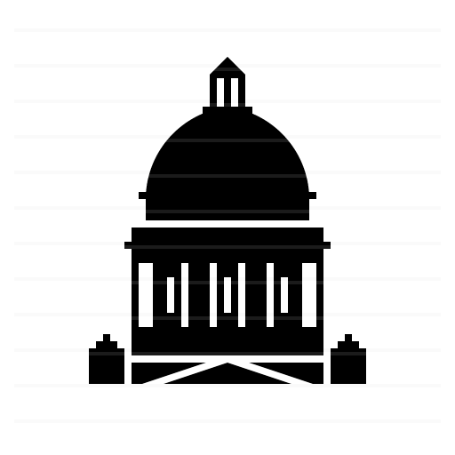Little Rock – Arkansas State Capitol glyph icon
