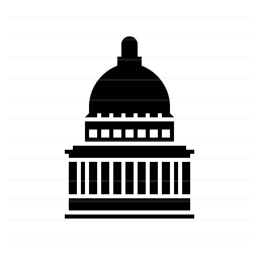 Salt Lake City – Utah State Capitol glyph icon