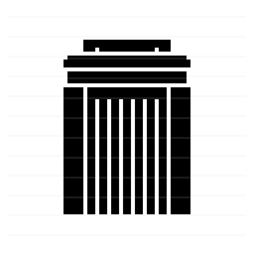 Tallahassee – Florida State Capitol glyph icon