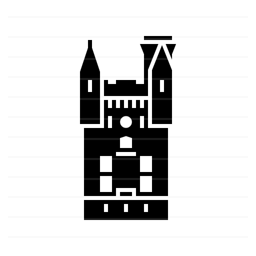 Aberdeenshire – Scotland, UK: Balmoral Castle glyph icon