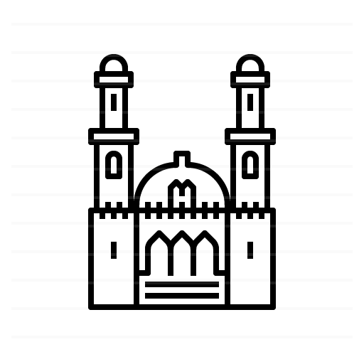 Algiers - Algeria: Ketchaoua Mosque outline icon