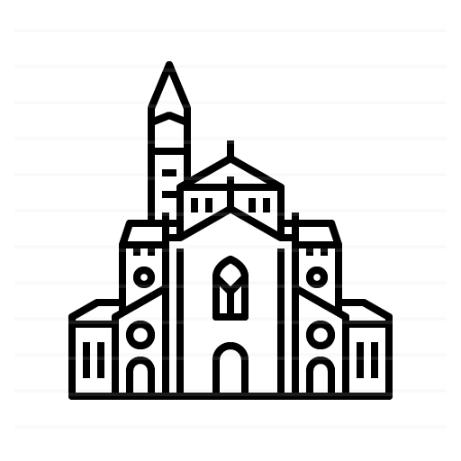 Asmara – Eritrea: St. Joseph’s Cathedral outline icon