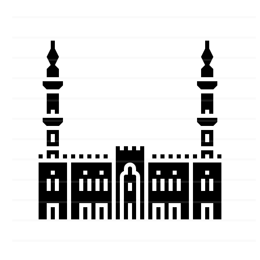 Khartoum – Sudan: Great Mosque glyph icon