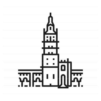 Spain - Córdoba: Mosque–Cathedral, Puerta del Perdón outline icon
