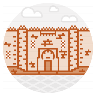 Spain - Córdoba: Mosque–Cathedral, Puerta de San Esteban filled outline icon