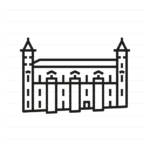 Spain - Córdoba: Episcopal Palace of Córdoba outline icon