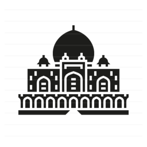 India – Delhi: Humayun's Tomb glyph icon