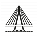 Mumbai – India: Bandra–Worli Sea Link glyph icon