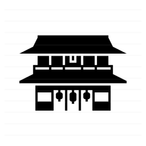 Tokyo – Japan: Hozomon gate, Asakusa glyph icon