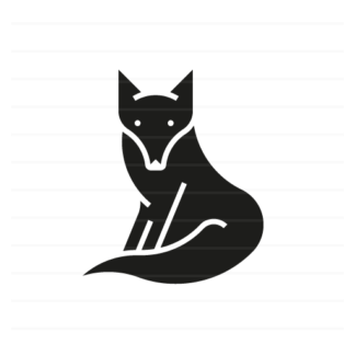 Europe: Fox glyph icon