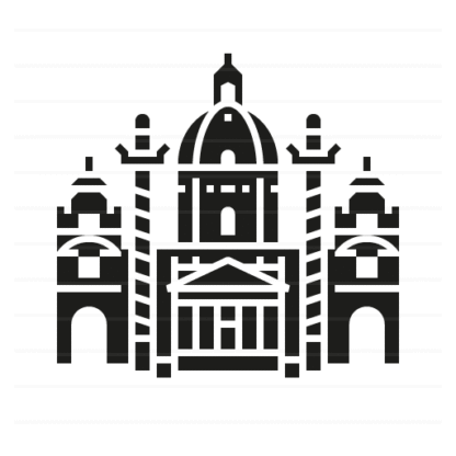 Karlskirche – Vienna, Austria glyph icon